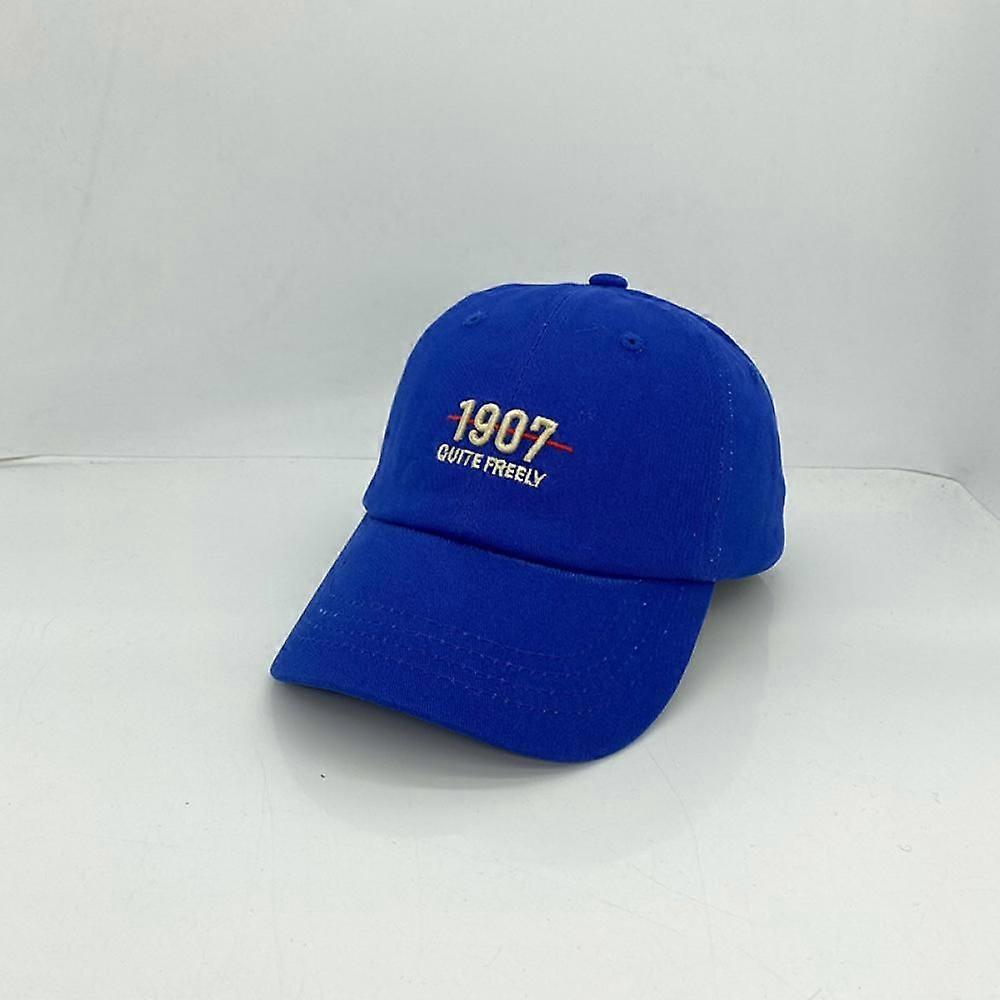 Dotpet 1907 Baseball Cap Summer Soft Top Cap(Blue)