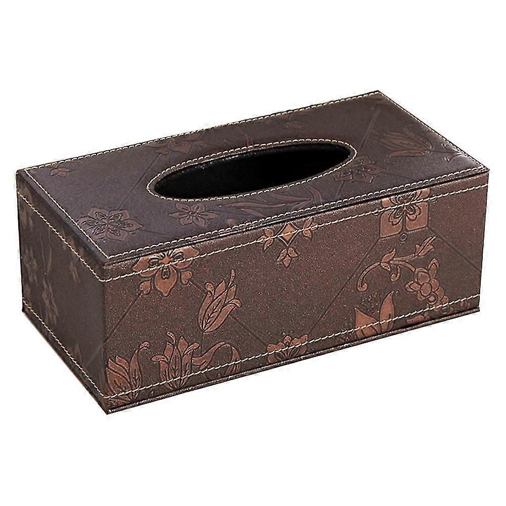 Leather Tissue Box Household Pu Tissue Box Hotel Car Tissue Box
