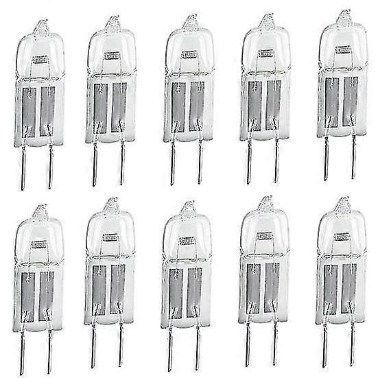 10stk G4 12v 20w Halogen Pin Base Pærer til Lysekroner Vedhæng Lamper