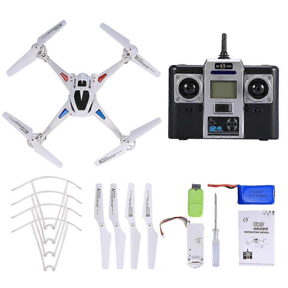 2.4GHz Remote Control Drone One Key Return RC Quadcopter Wifi FPV with 0.3MP Camera