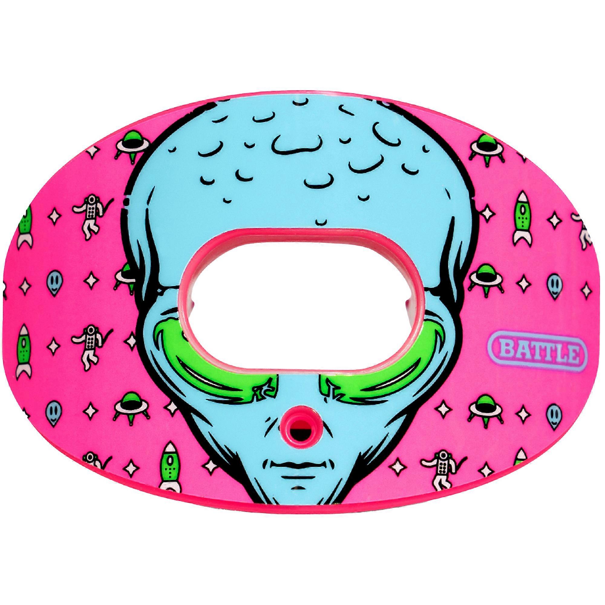 Protector bucal Battle Sports Alien Oxygen Lip Protector - Rosa/Azul
