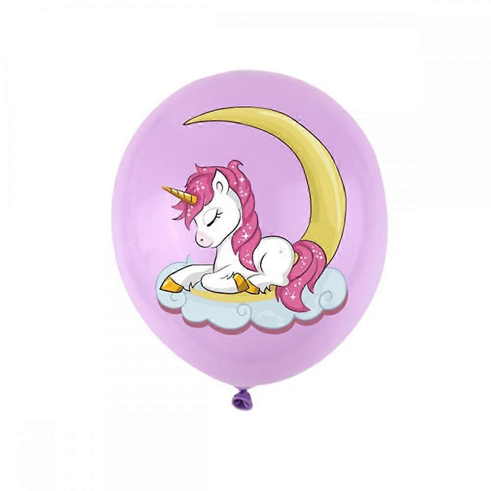 ユニコーンバルーン12インチレインボーラテックスバルーン、パーティーデコレーション、誕生日パーティー用品、アーチガーランドデコレーション用