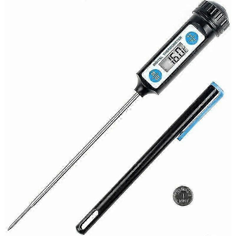 Digital Kitchen Thermometer with Long Probe and LCD Screen
