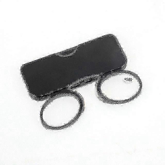 Portable clip nez mini lunettes de lecture avec pince de nez hommes femmes lecteurs lunettes de vue sans jambes 1.0 1.5 2.0 2.5 3.0 3.5 f54