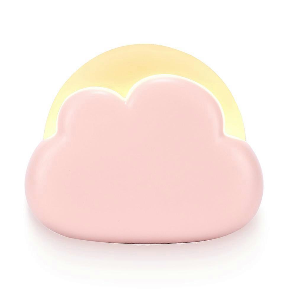 Cloud USB Rechargeable Bedside Lamp Night Light - Pink