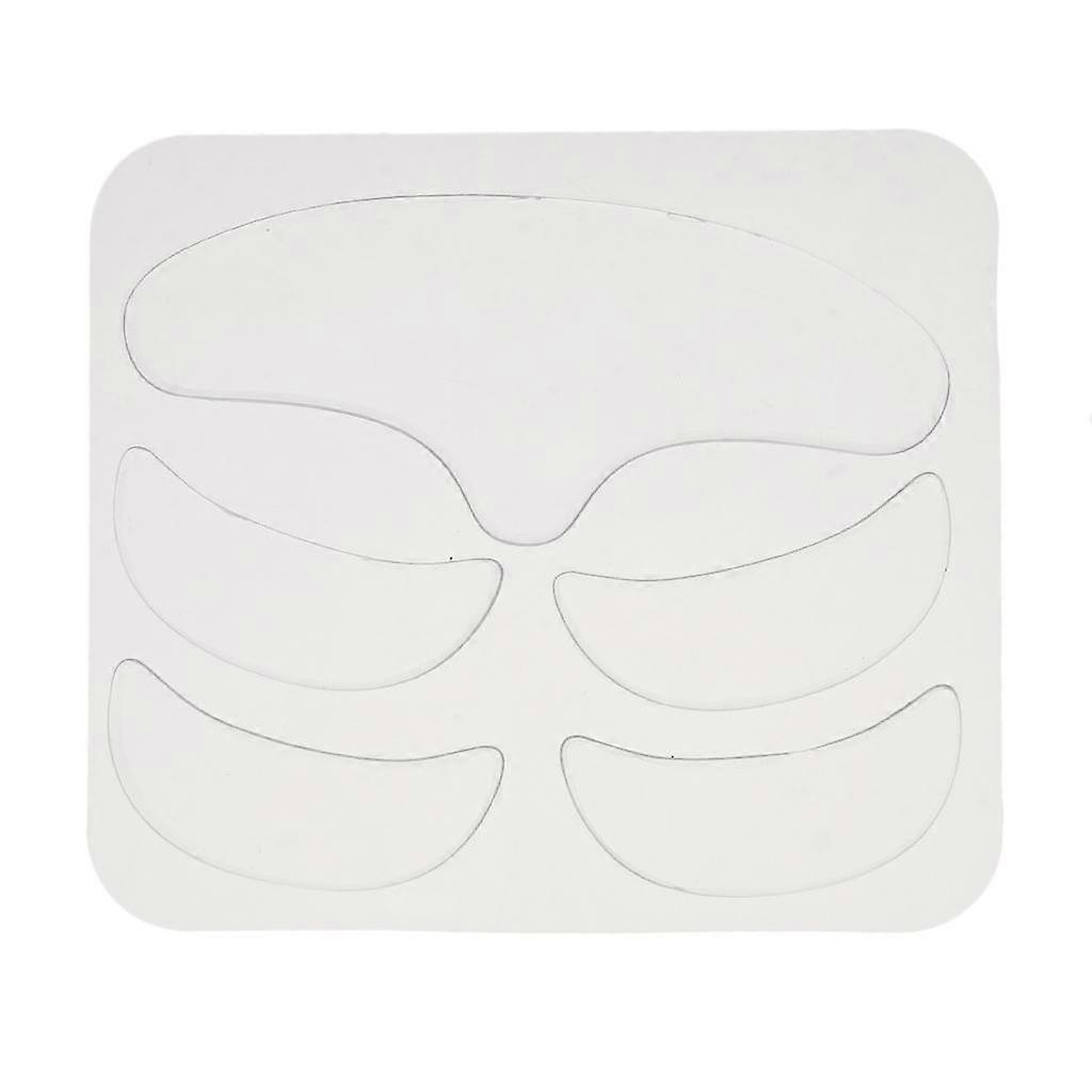 1 ensemble de coussinets en silicone transparent de qualité pour le front et les yeux