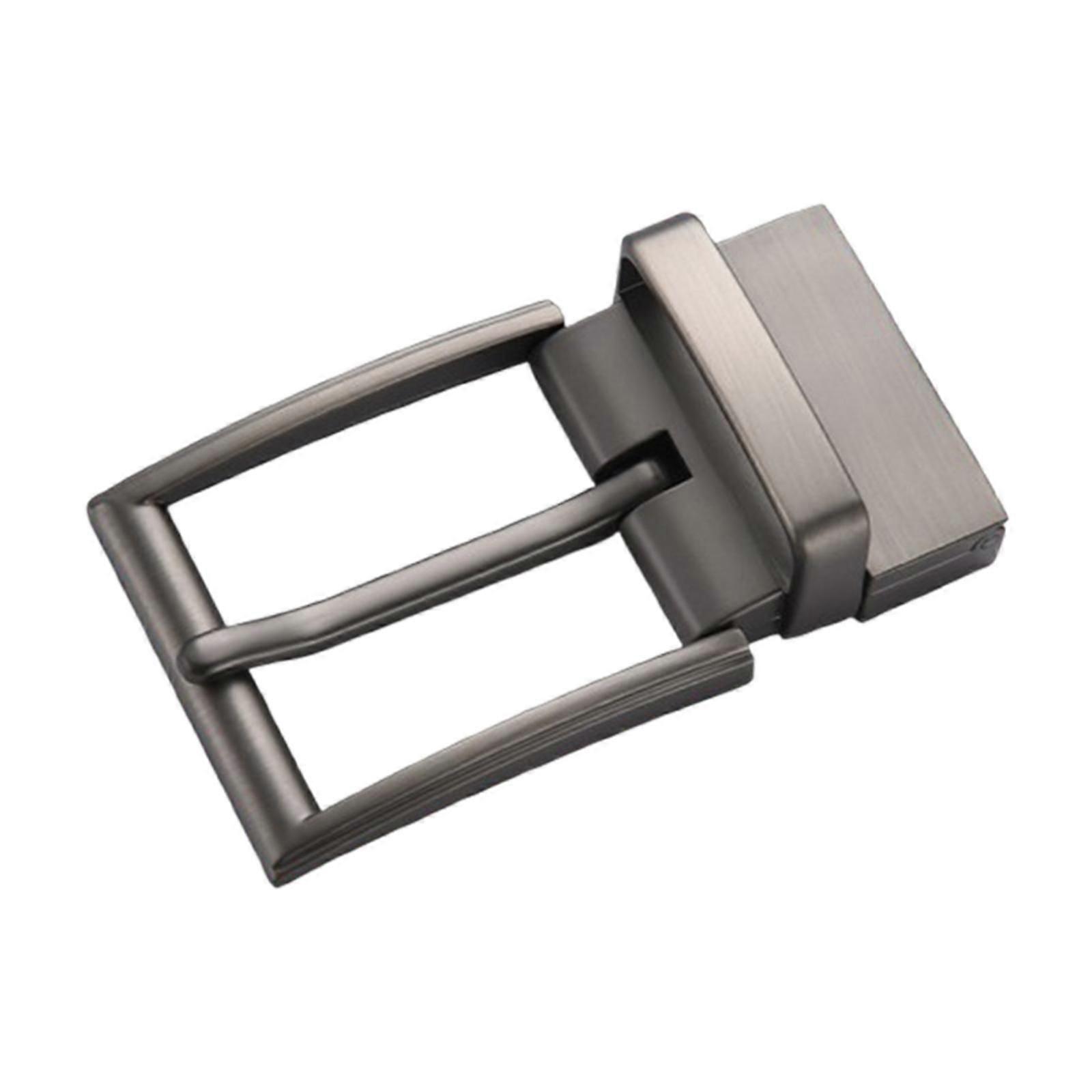 Vändbart bältesspänne passar 3,3 cm/1,3" brett bälte metall för kläder, gör-det-själv-jeans 7,6 cm