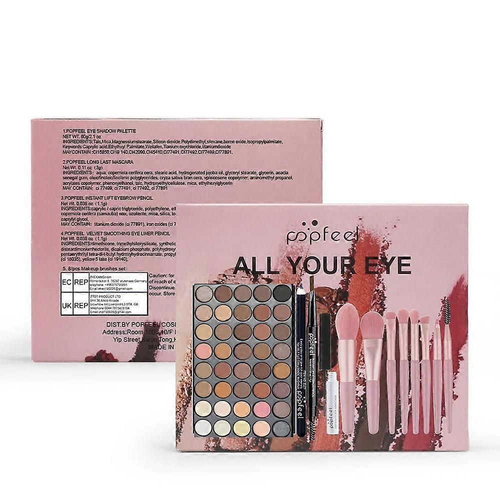 Eye Makeup Set 40 Colour Eyeshadow Paletted Non Eyeliner Eyeshadow 3ml PU7456
