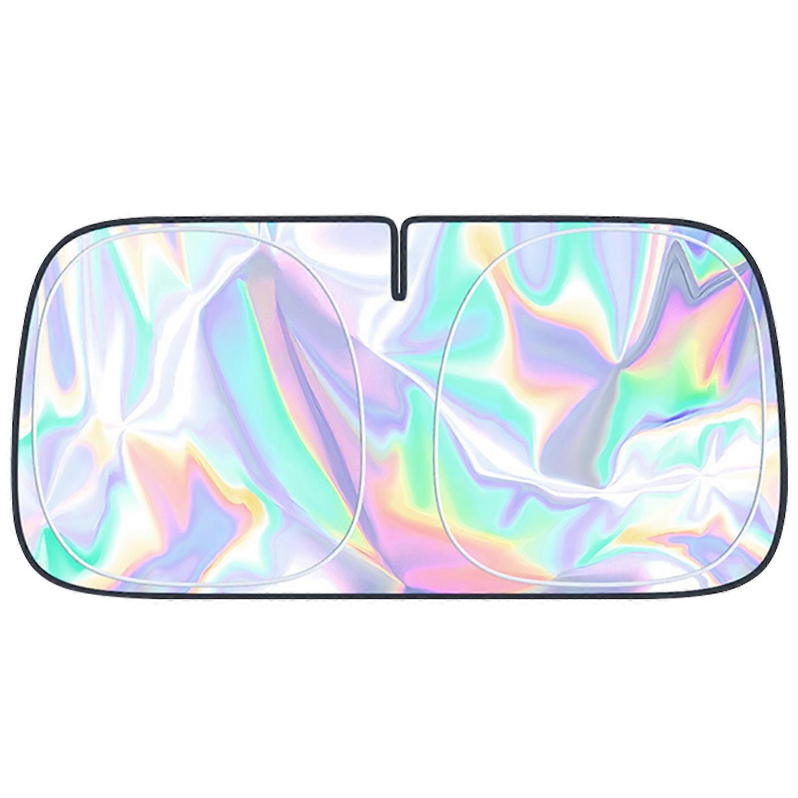 Παρμπρίζ Σκιά ηλίου Πτυσσόμενο αυτοκίνητο Μπροστινό παράθυρο Σκίαστρο για τα περισσότερα Sedans SUV φορτηγό Auto Sun Blockers Γείσα Προστατευτικά μικρό