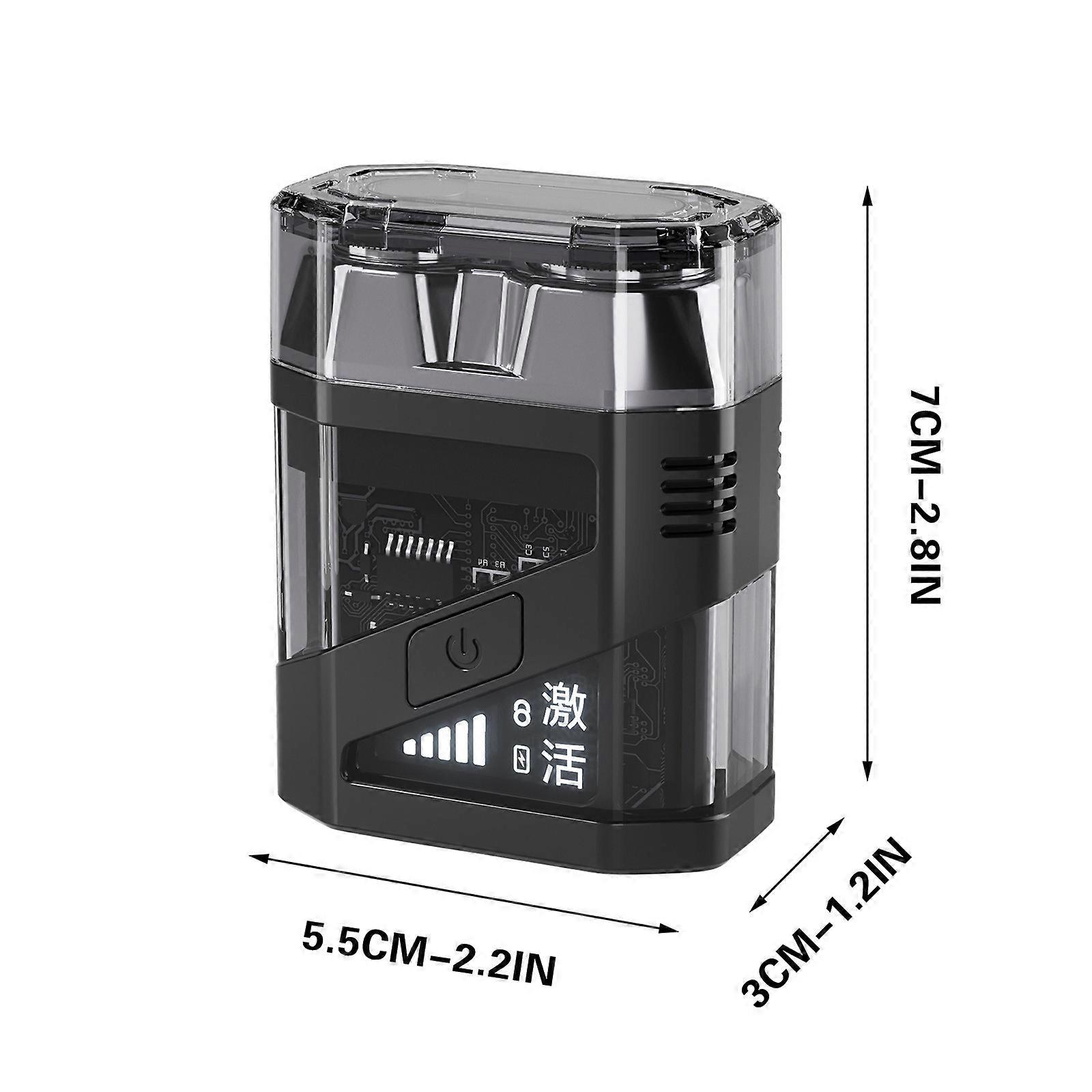 Rechargeable Mini Shaver With Head Magnetic Suction And Transparent Body Fully Washed And Portable TT