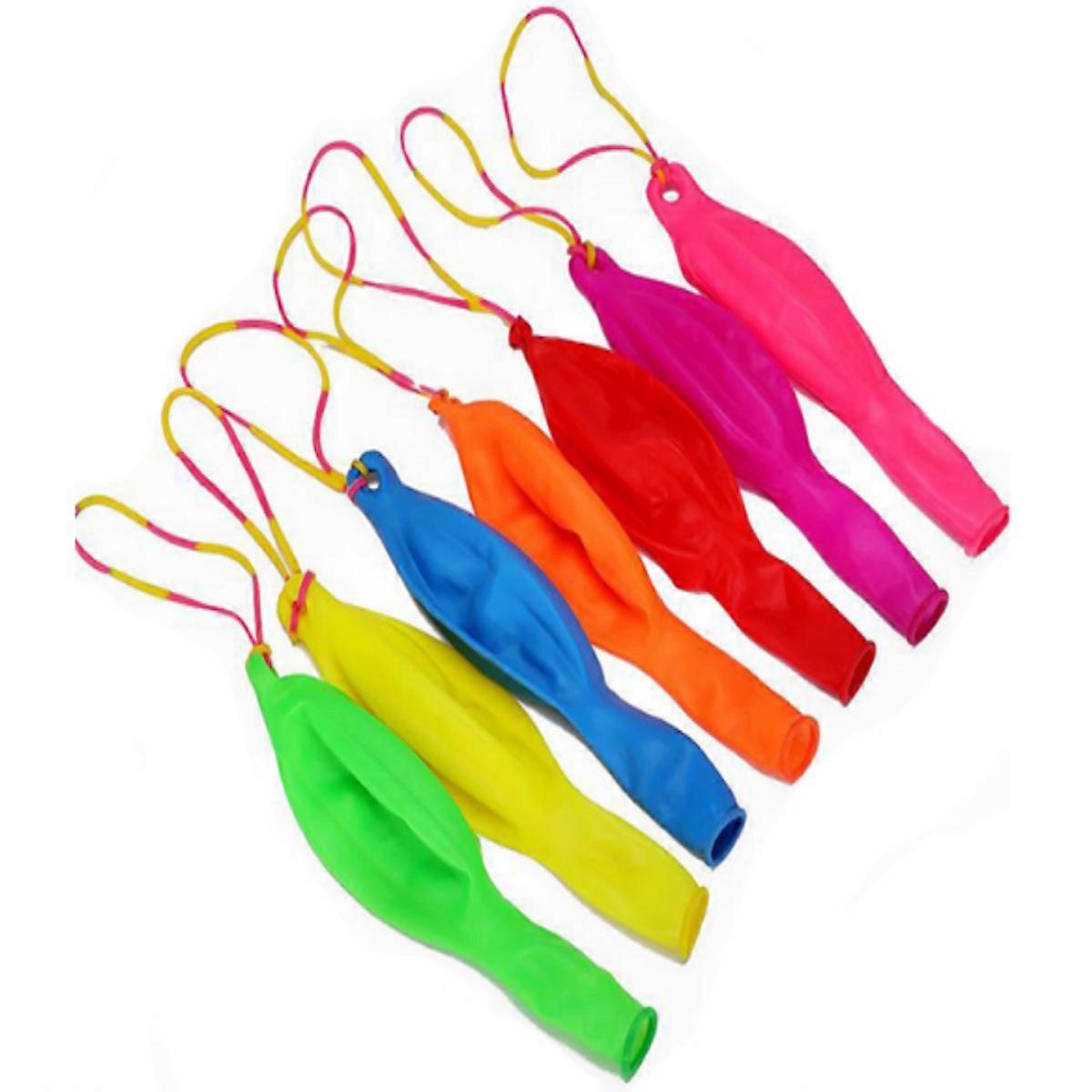 Punch Balloons, Heavy Duty, Assorted Neon Colors, Multicolored