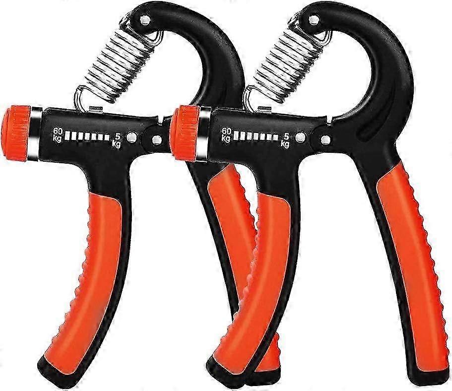 Handgriffverstärker (2er-Pack), 5-60kg Verstellbarer Handgriff-Trainingsgerät Unterarm-Handgelenk-Trainingsgerät Thera