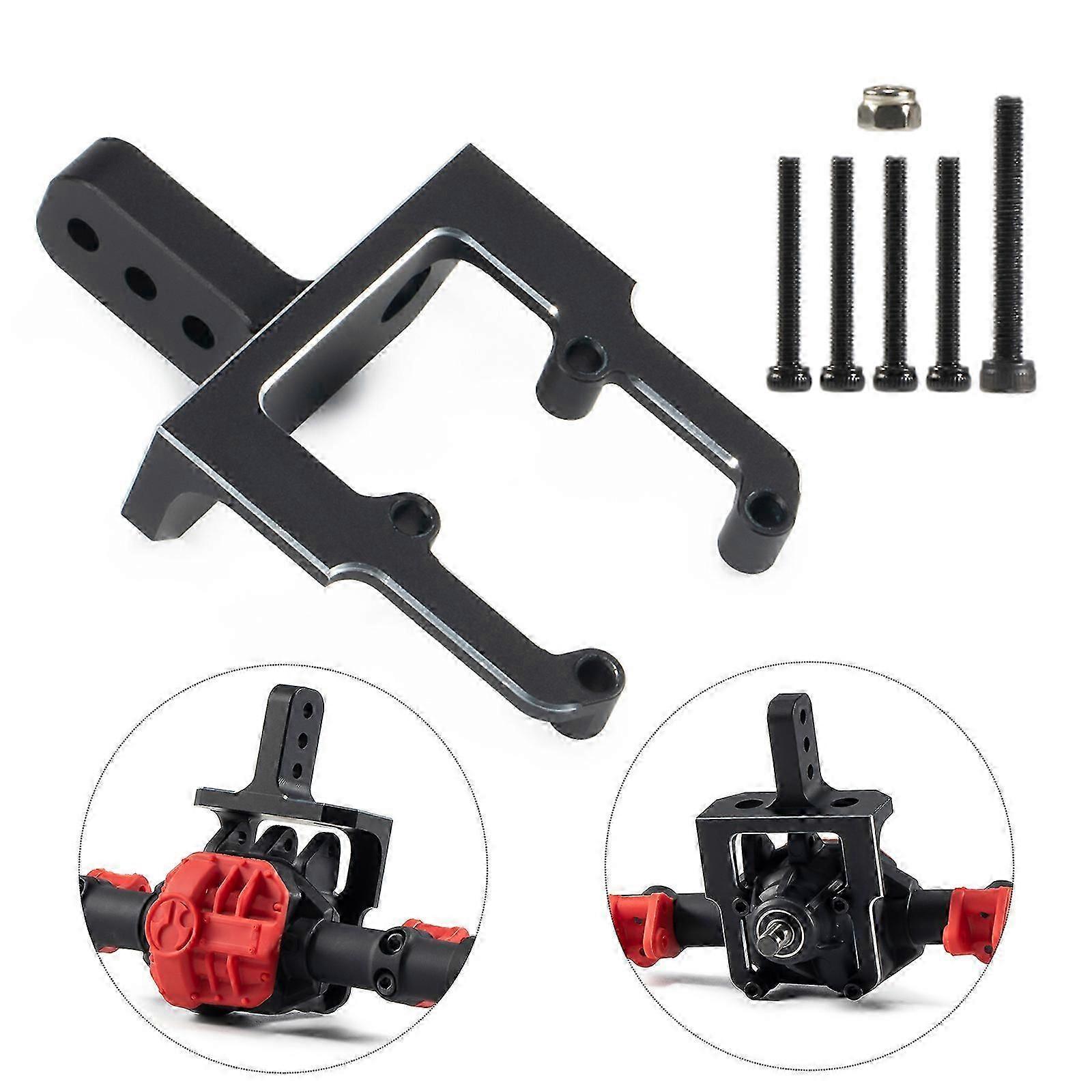 For 1/10 RC Axial AR44 SCX10 II Rear Axle Mount Aluminum Alloy Anti Angle Kit