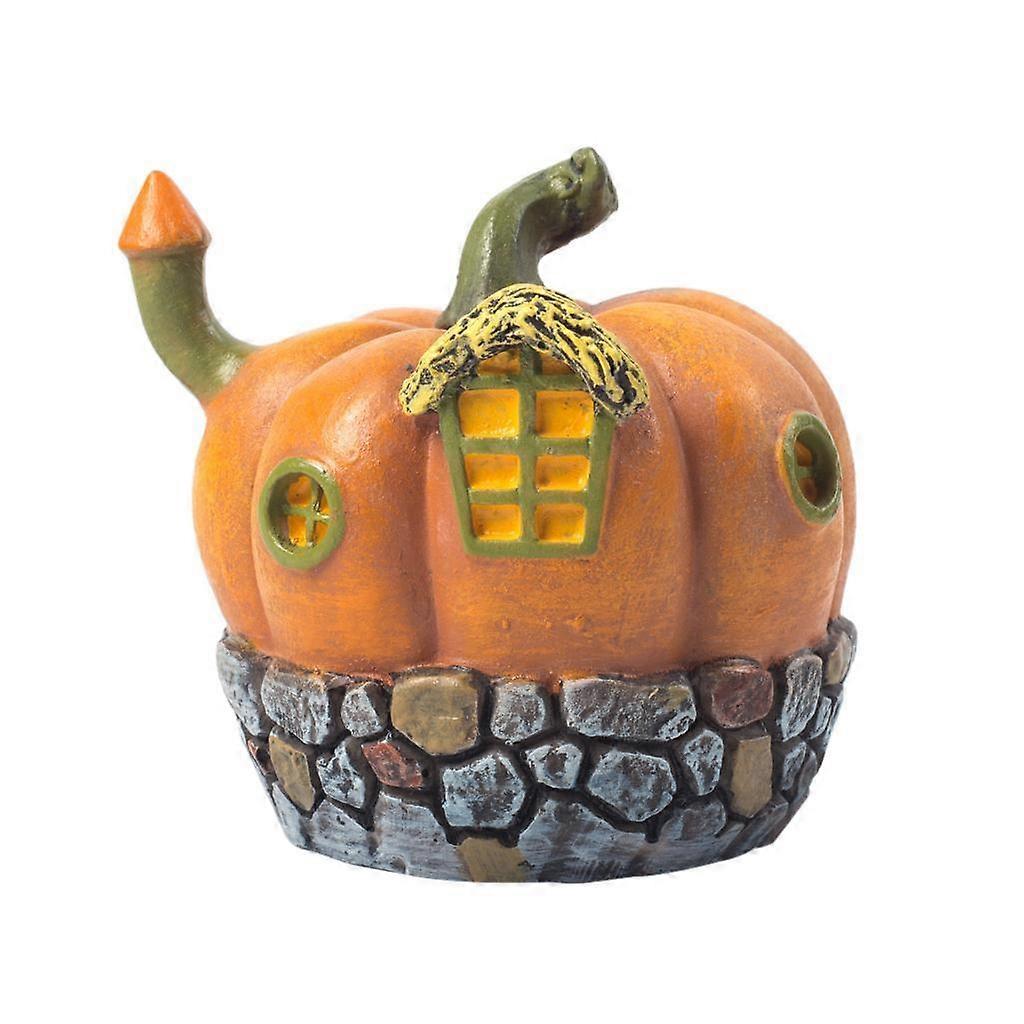 Lighted Resin Flower Pot Planter Ornament Bonsai Decor