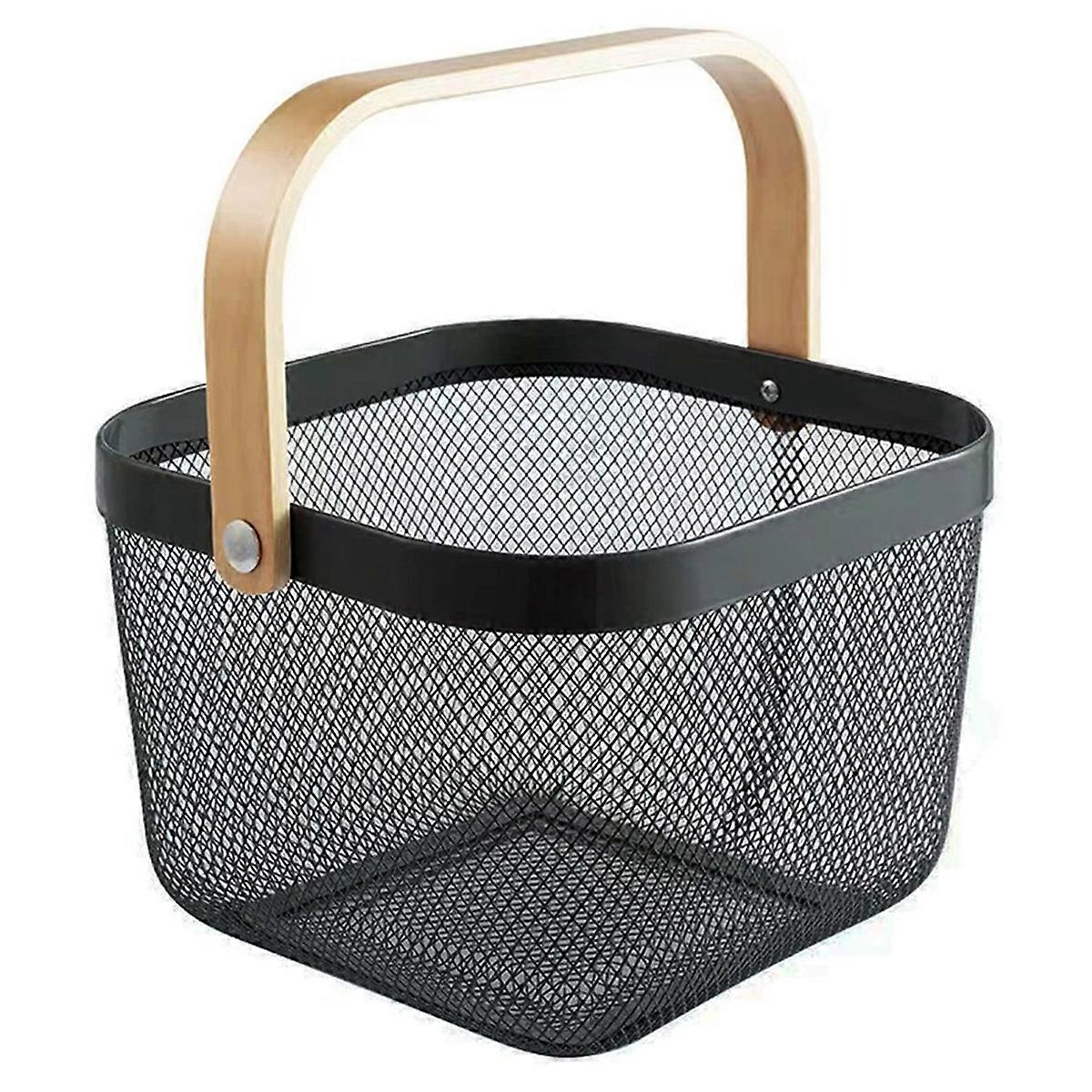 Multi-functional Kitchen Baskets Fruit Basket with Handle purple