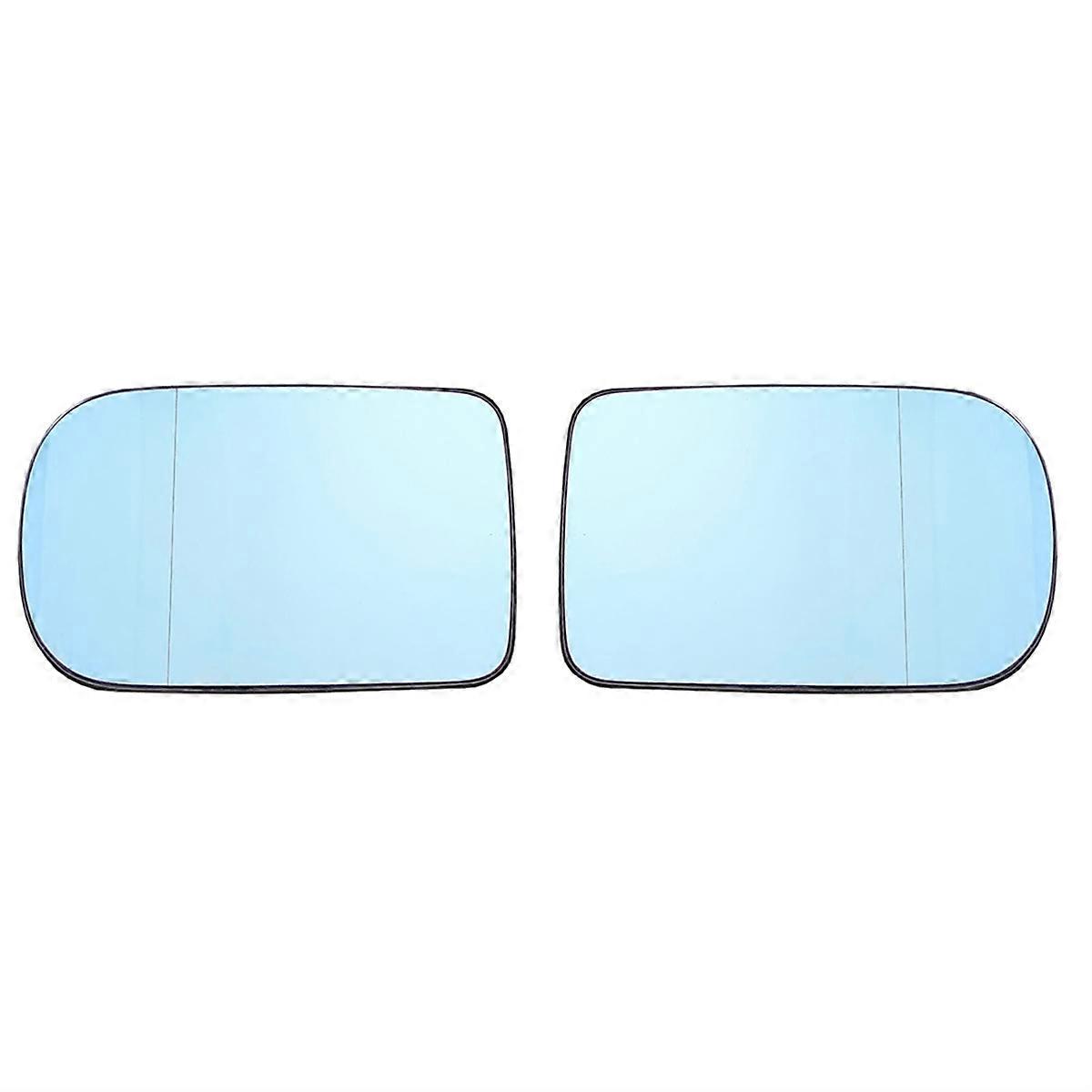 2Pcs Car Heated Rearview Mirror Glass for E39 E38 525I 528I 530I 540I 740I 750I Rearview Mirror Lens