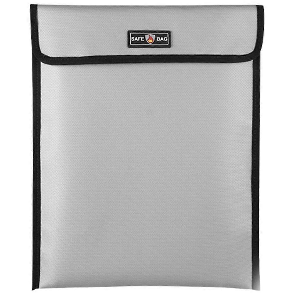 1Pc Fireproof File Bag Waterproof Bag Durable File Pouch Security Document Bag