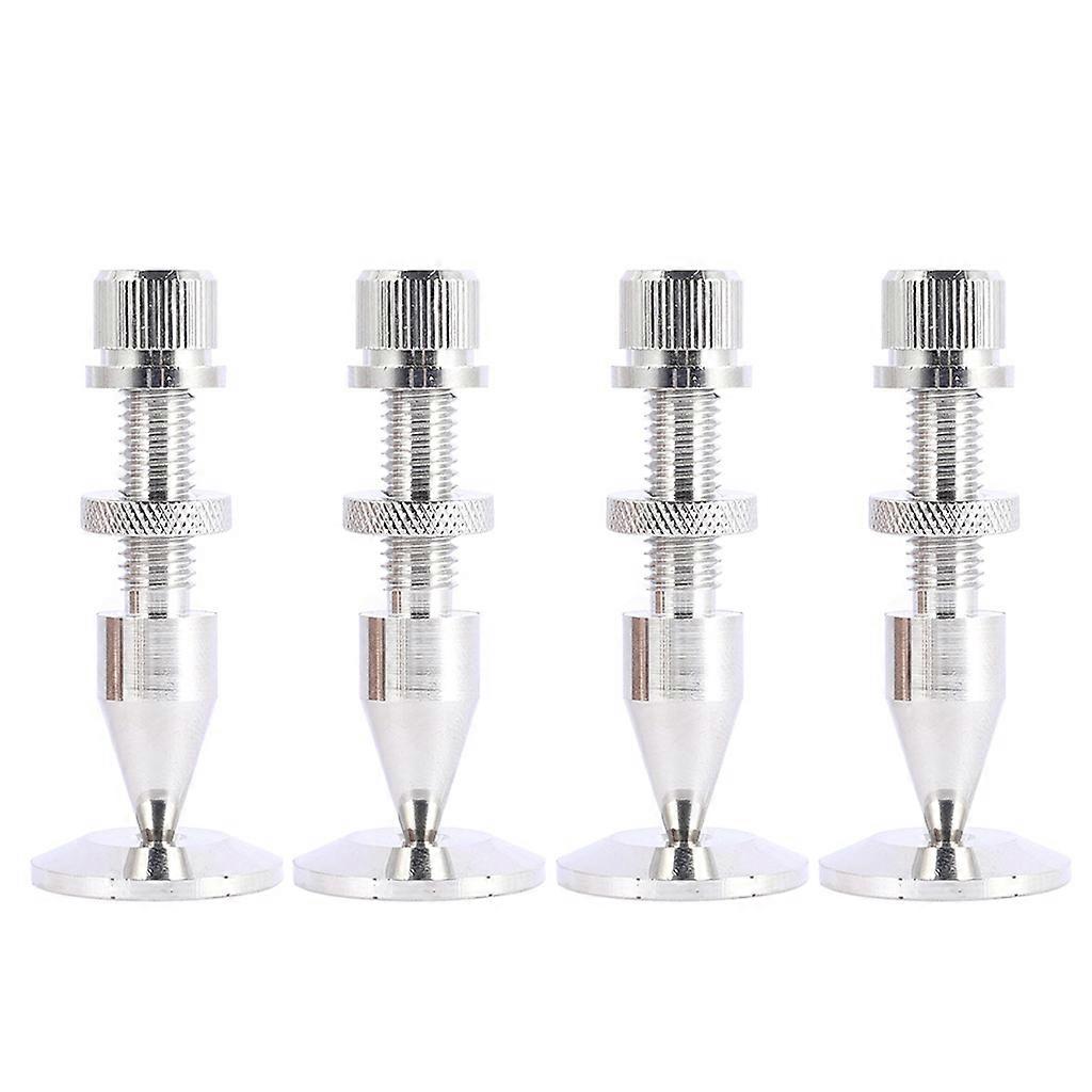 Speaker Stand Spikes Isolation Spikes Stand Foot HiFi Speaker Shockproof Cone Base Pads Chrome-plated Spikes Base Pad  silver