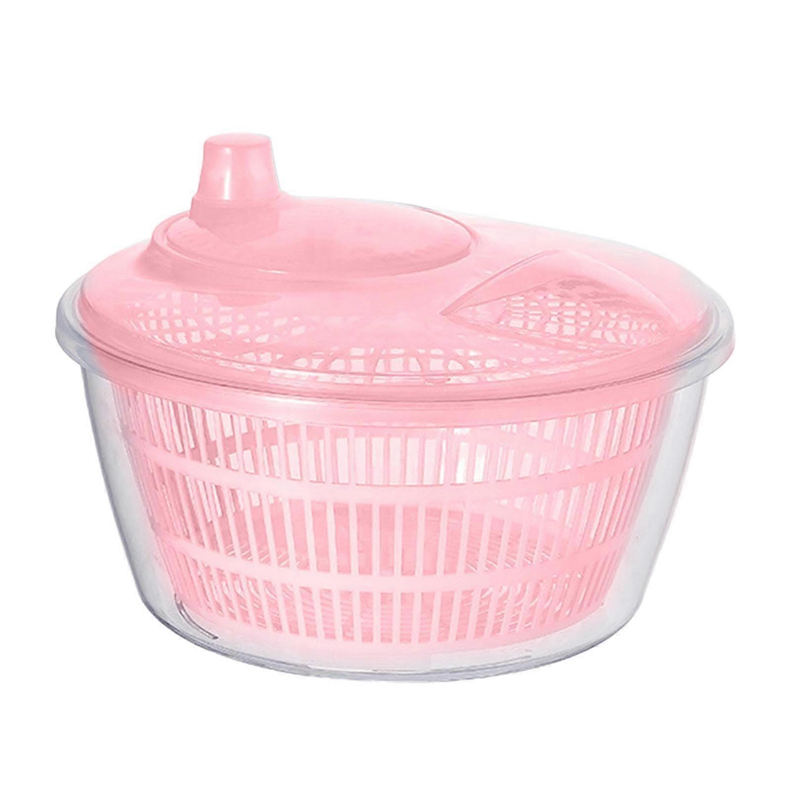 Salad Spinner with Drainer and Crisper, Large Lettuce Washer and Dryer for Home Kitchen, Durable Fruits and Vegetables Strainer