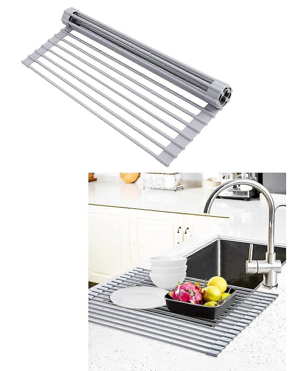 Large Dish Drying Rack Over The Sink Multipurpose 17.6' L X 15.4' W