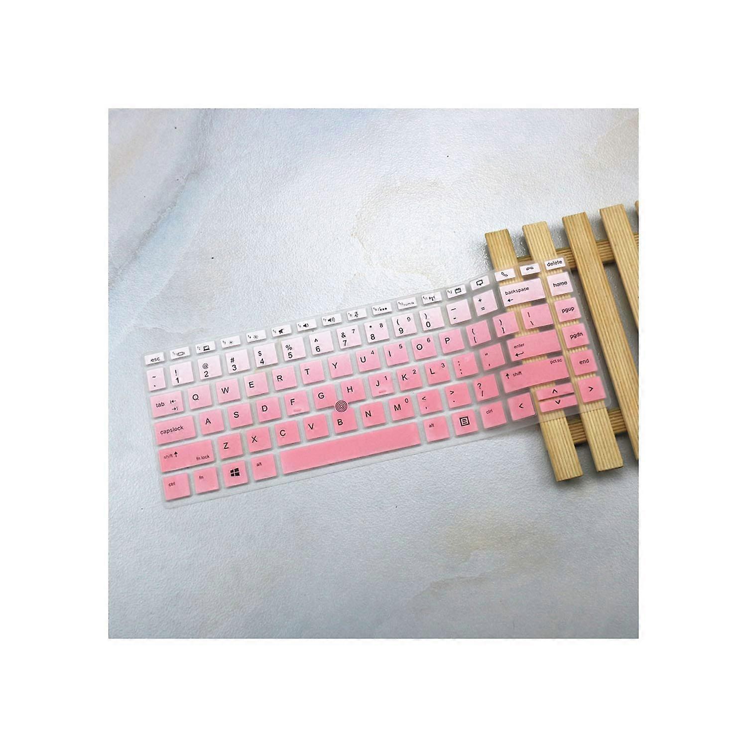 适用于 HP EliteBook 840 G5 840 G6 带 Trackpoint 14 孔英寸笔记本电脑键盘盖保护膜皮肤 14''-fadepink-