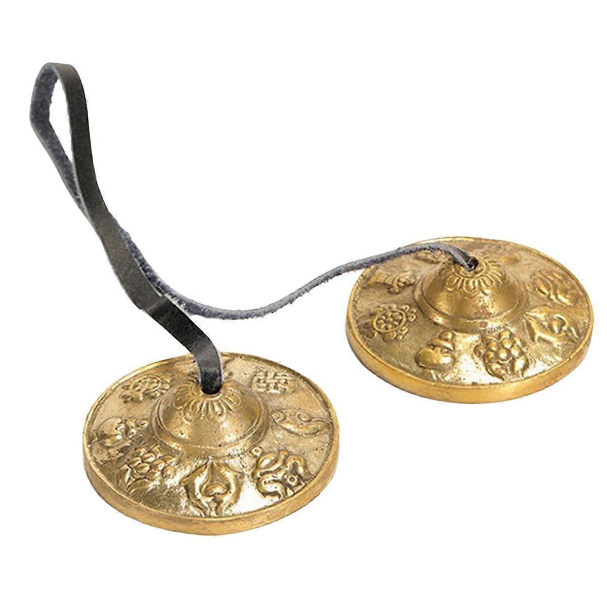 Tibetan Tingsha Cymbals , Meditation Sanskrit Brass Chime Bells
