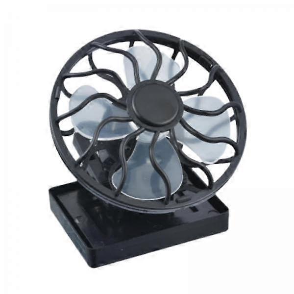 5x Clip-On Fan for Backpacking, Portable Solar Air Cooling Travel Fan with Clamp, Adjustable Speed, Lightweight Design