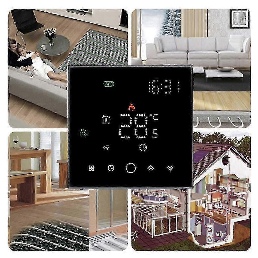 Yandex Alice Wifi Thermostat for Gas Boiler/Electric Floor Heating Water/ Home Temperature Controller Work with Alexa Google