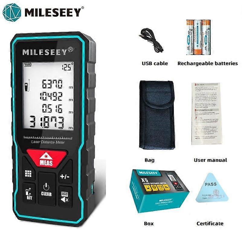 Mileseey MINI Meters Laser Distance Meter Rangefinder Finder Handheld Measure Accurate measuring