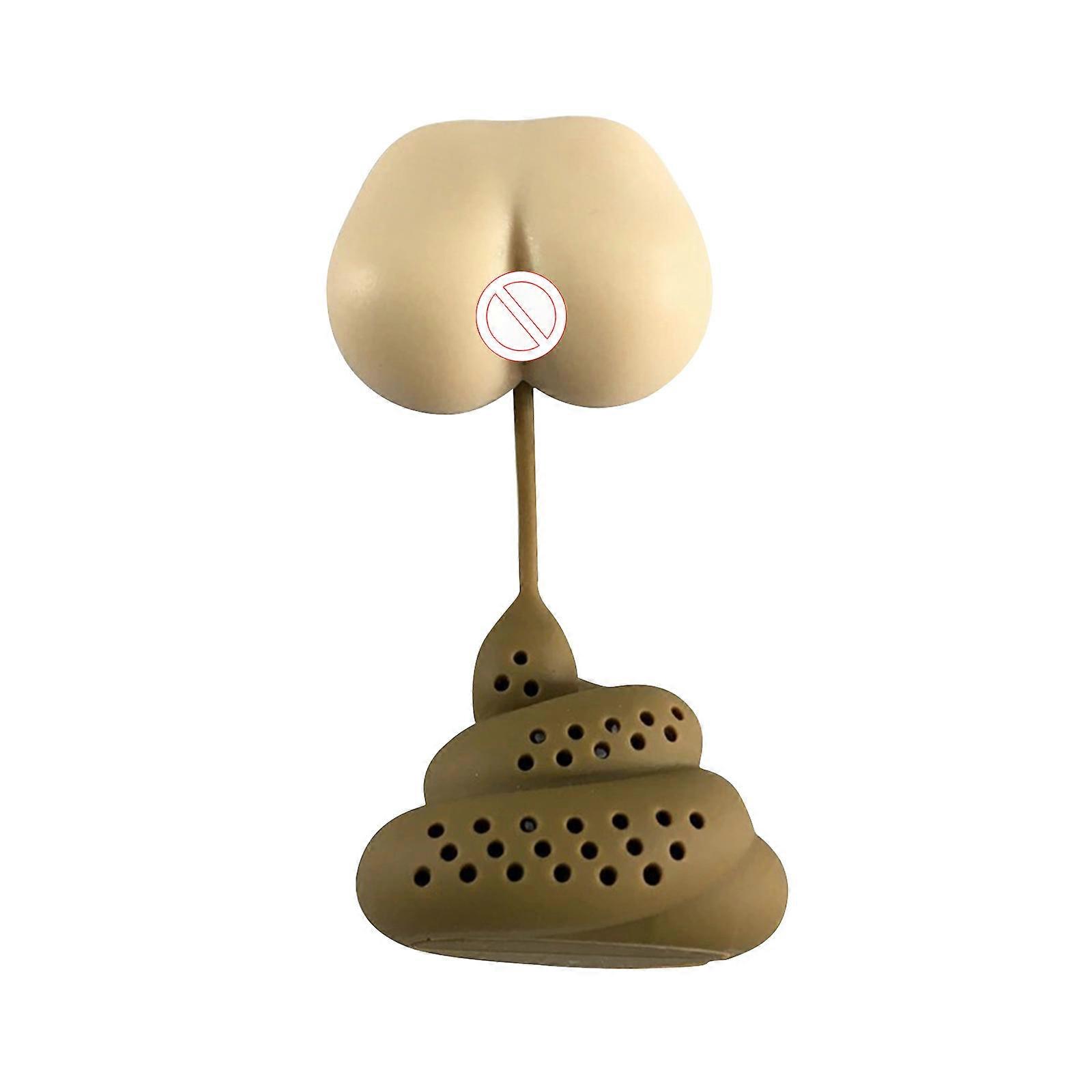 Poop Tea Infuser Spoof Tea Infuser Tea Leaking Tea Filter SS