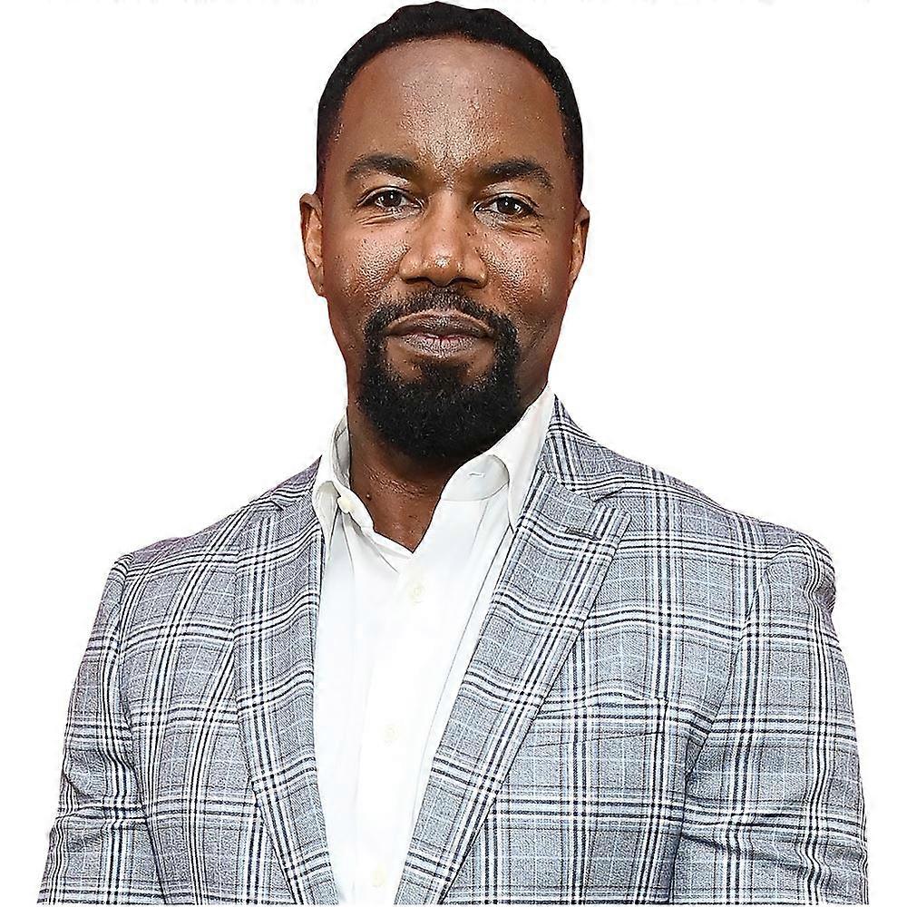 Michael Jai White (Grey Jacket) Half Body Buddy Cutout