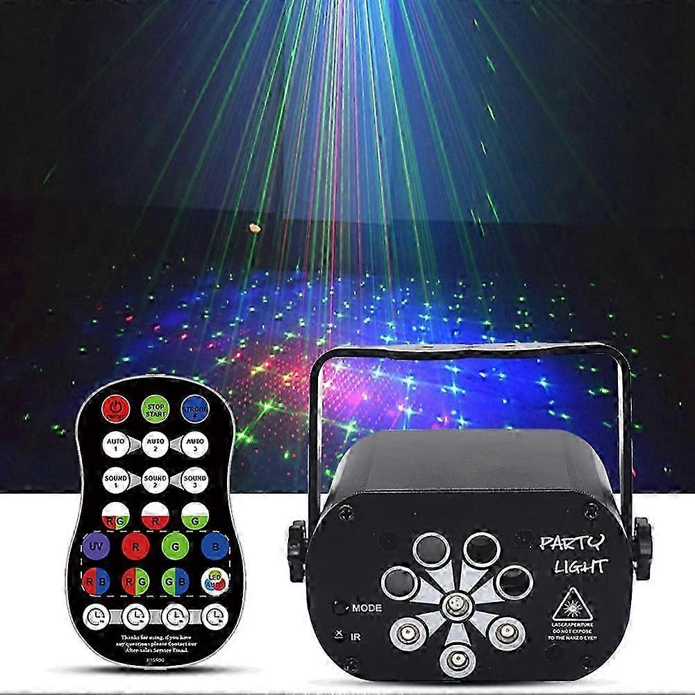 Mini Disco Lights Party Lights Portable DJ Projector Light LED Stage Light for Xmas New Year Birthday Wedding Party Lamp