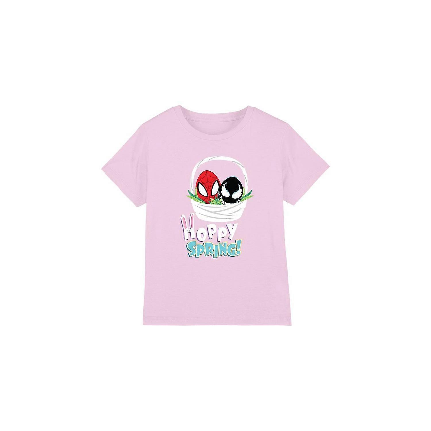 Spider-Man Dětské/dětské tričko Hoppy Spring