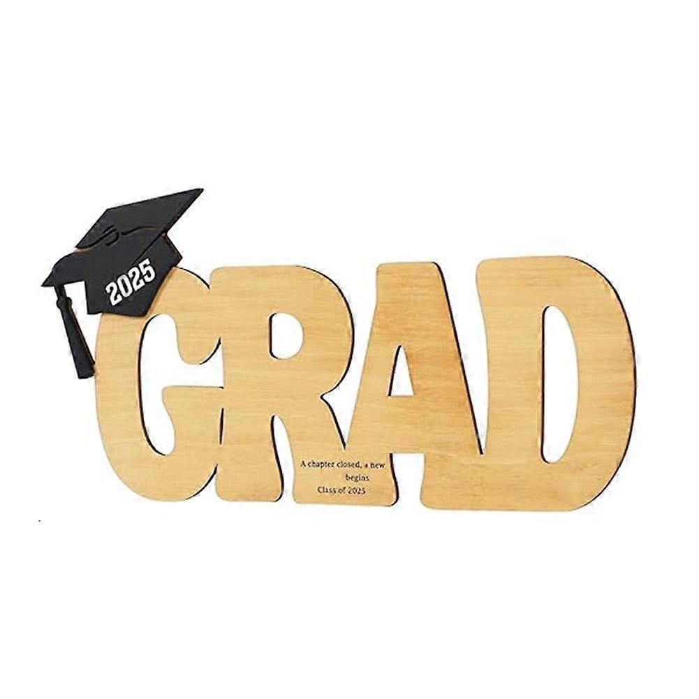木製の署名ボード卒業パーティーの装飾卒業写真の小道具