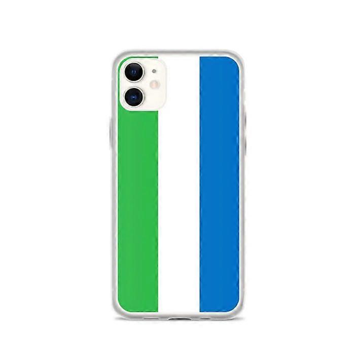iPhone Case - Multicolor - Sierra Leone Flag - Flexible - TPU - Compatible with iPhone 11