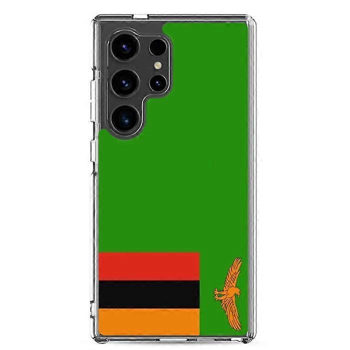 Phone Case - Samsung - Galaxy S24 - Zambia Flag - Soft - Multicolor