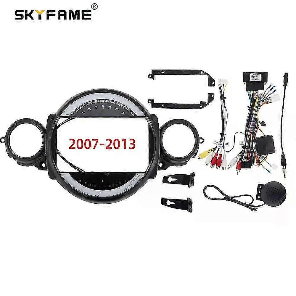 Applies to Car Frame Fascia Adapter Canbus Box Decoder Android Radio Dash Fitting Panel Kit Suitable for Bmw Mini Couper R56 R60 R51