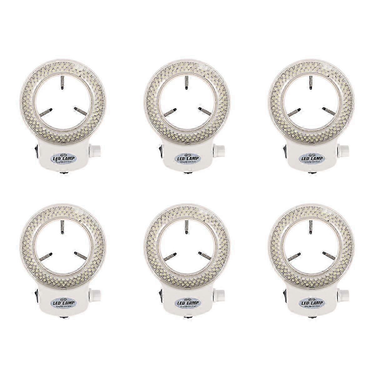 6X 144 Ring Light Ring Light for Mini Scope Lamp Light 6000K 0-100% Adjustable White