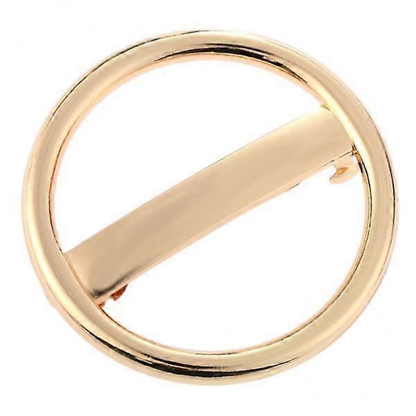 2 Geometric Round Snap Barrette Ponytail Holder Hair clip and clamp Slide