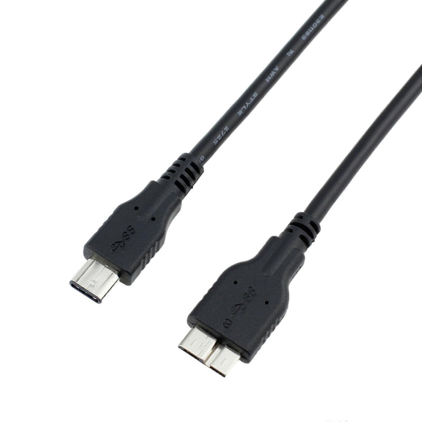 USB 3.1 Type C to MicroUSB 3.0 Cable OTG Cable for Efficient Data Transfer and Power Delivery, Secure Connection