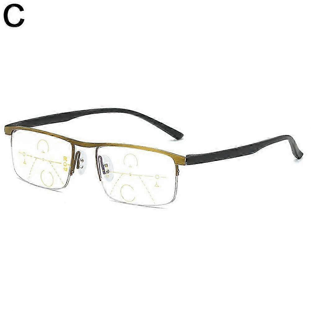 Automatic zoom reading glasses glasses anti-blue light elderly computer goggles 2025