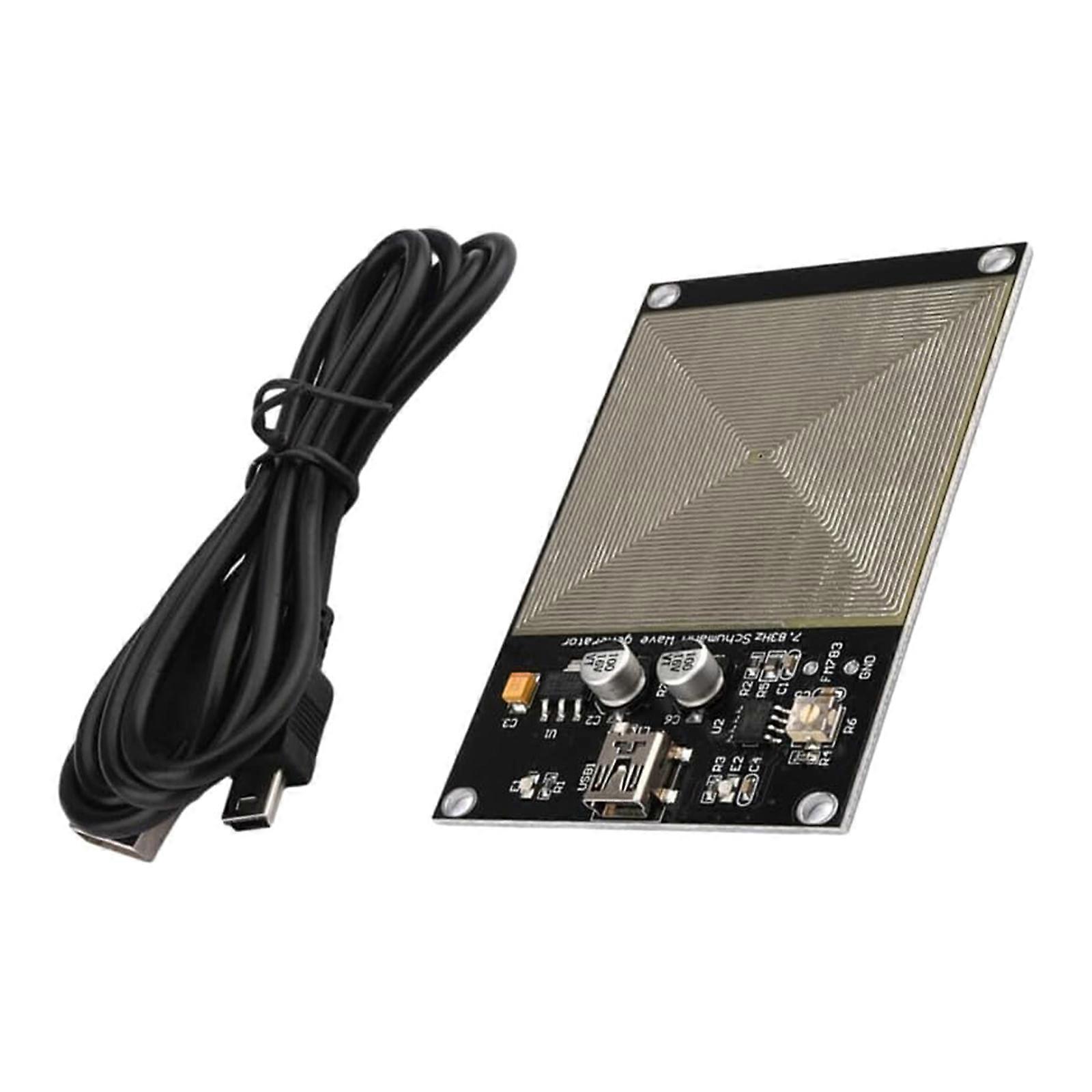 Relaxation Aid Schumann Pulse Device for Sleep 7.83HZ Low Frequency Board Schumann Waves Generators with Power Cord