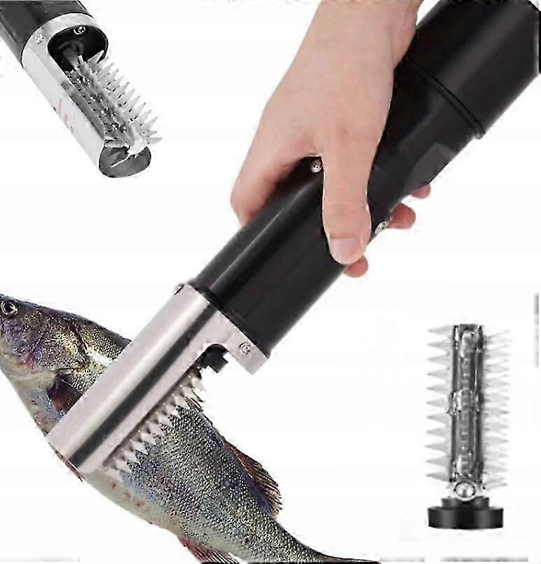 Electric Scraper Machine Fish Scale Knife Scaler Grater 120w