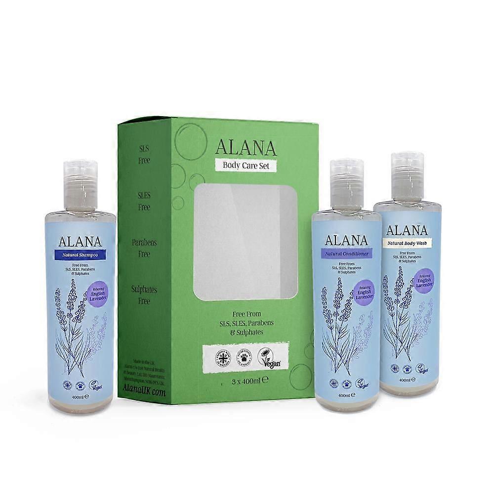 Alana 英国薰衣草身体护理套装 (3x400ml)