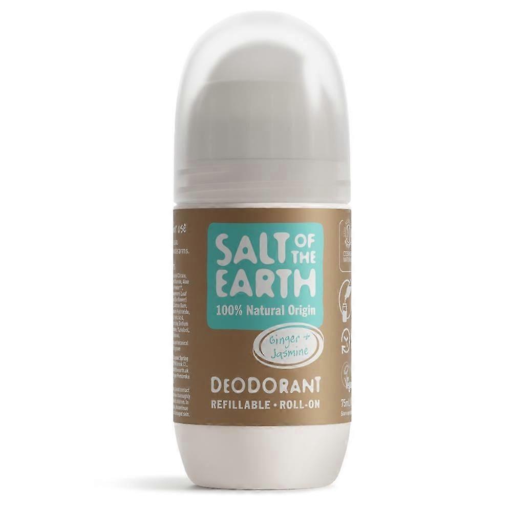 Salt Of the Earth 生姜茉莉花可再填充滚珠除臭剂 75ml