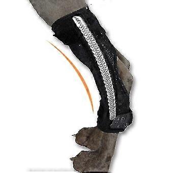 Achterpootbrace voor honden met metalen veerstrips voor ondersteuning van spronggewricht en enkel, orthese voor de achterpoten van de hond, 1 stuk