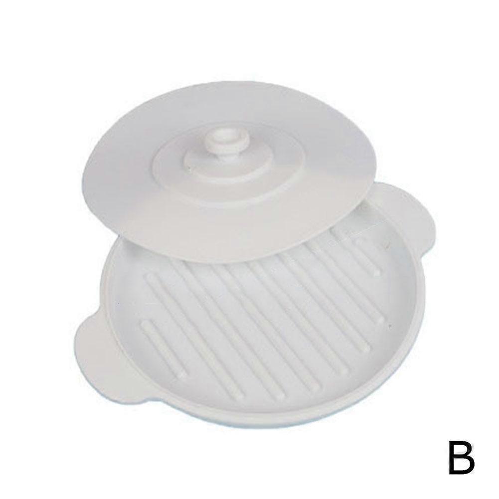 Round Silicone Bacon Plate Cover + Bottom (B)$ Baking Tableware Cake Plate Restaurant Japanese Sushi Plate Platter Silicone Bacon Plate Kitchenware