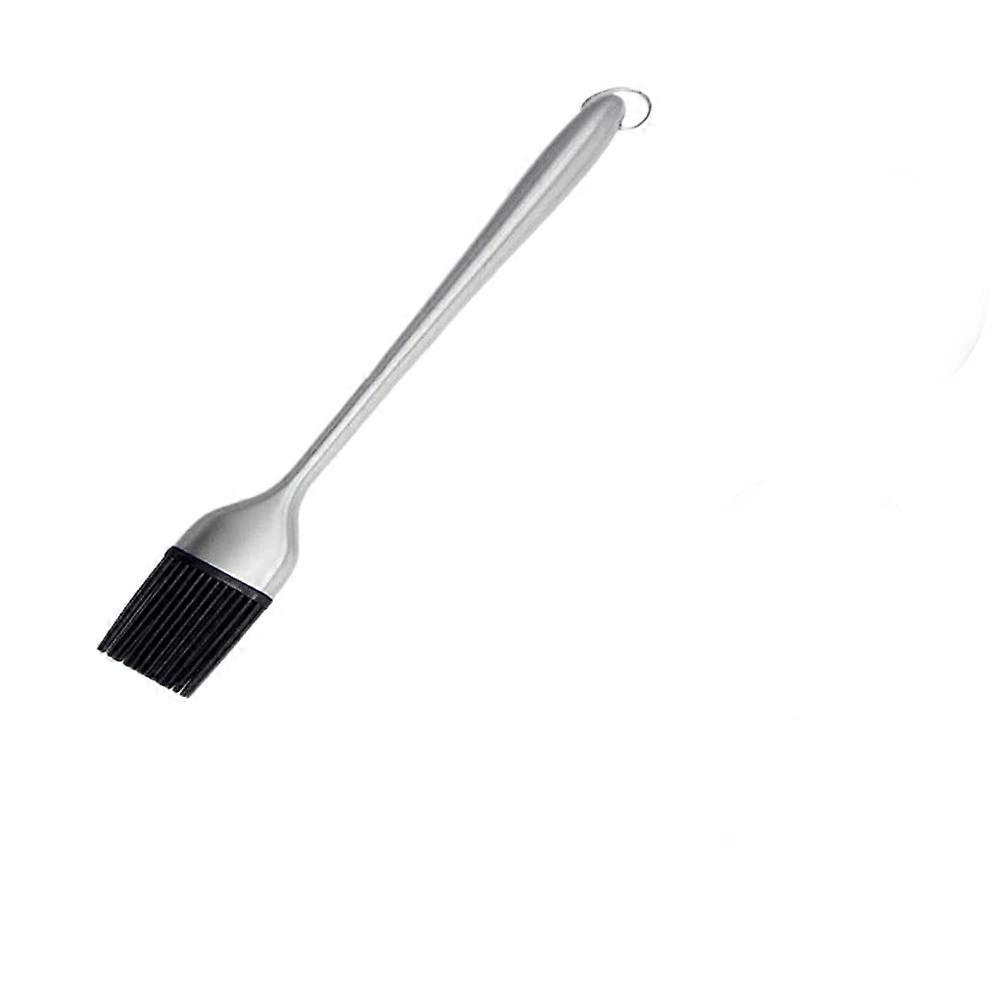 Brosse à barbecue en acier inoxydable Brosse à huile Brosse à huile Brosse en silicone de cuisson pour cuisine Brosse à barbecue professionnelle 304 Poignée