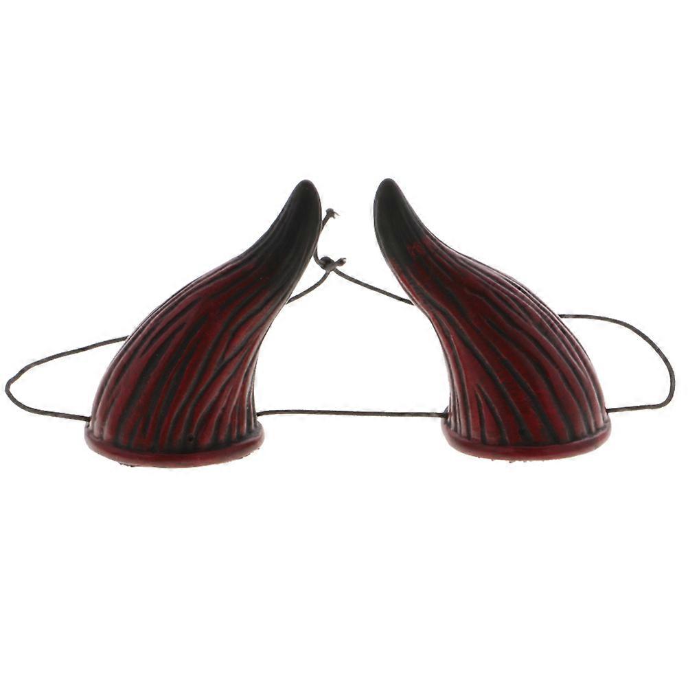 Stage Props for Events, Intricately Designed Costume Horns for Festivities