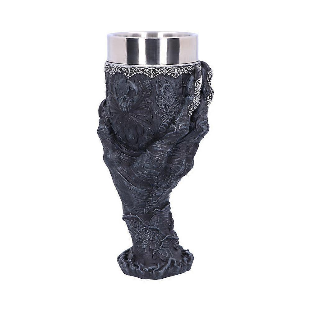 Baphomets Grasp Horror Hand Goblet Glass